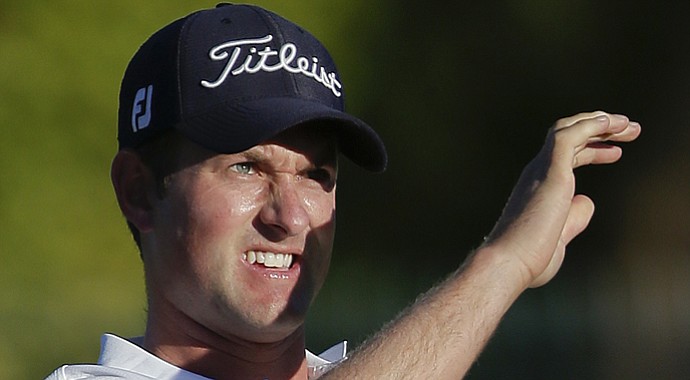 Webb Simpson during the third round of the Shriners Hospitals for Children Open.