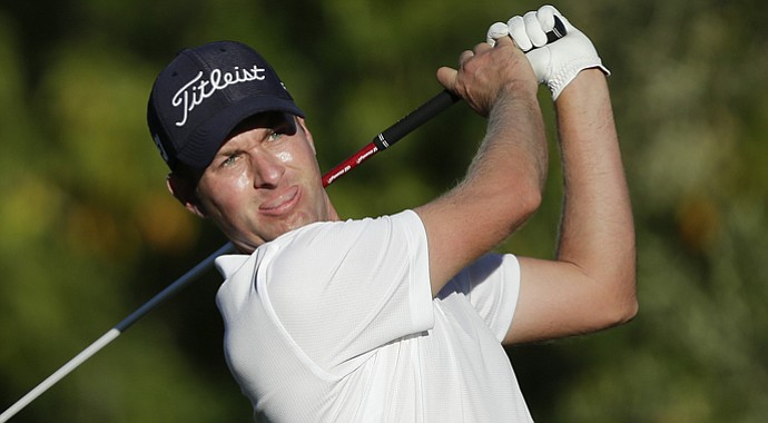 Webb Simpson during the third round of the Shriners Hospitals for Children Open.