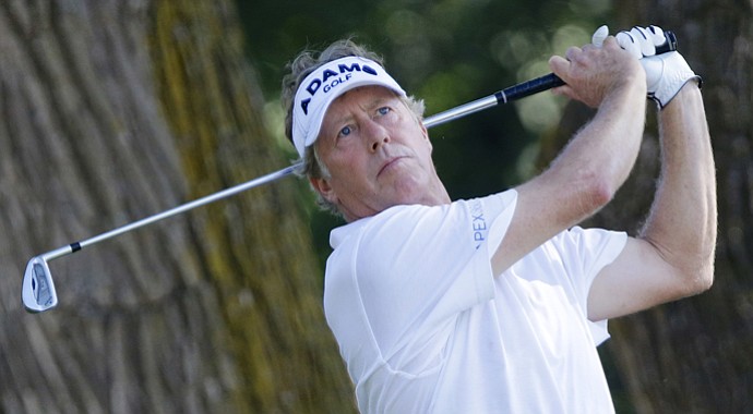 Michael Allen of the Champions Tour during the 2013 U.S. Senior Open.