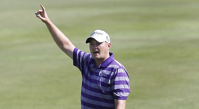 Jason Kokrak made an ace at the par-4 fifth hole at Sea Island Golf Club's Seaside Course during a pro-am for the McGladrey Classic.