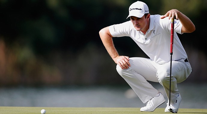 Justin Rose during the pro-am for the Turkish Airlines Open at Montgomerie Maxx.