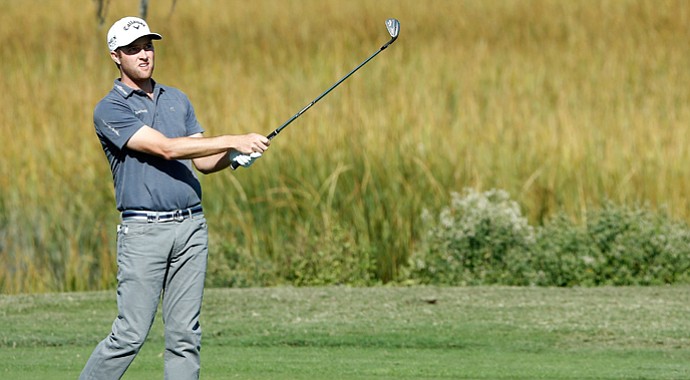 Chris Kirk during the third round of the McGladrey Classic in Sea Island, Ga.