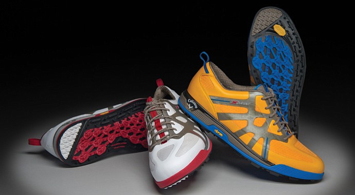 The new Callaway X Cage-Vibe spikeless golf shoe for 2014