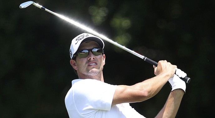 Adam Scott during his win at the 2013 Australian PGA.