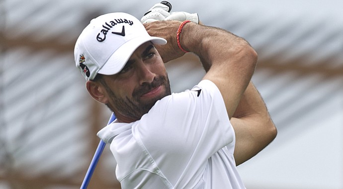 Alvaro Quiros during the PGA Tour's 2013 OHL Classic at Mayakoba in Mexico.