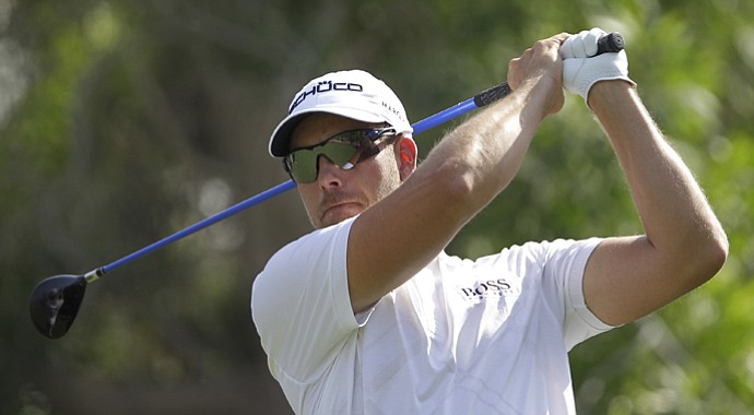 Henrik Stenson during his European Tour season-title-clinching win at the the DP World Tour Championship in Dubai.