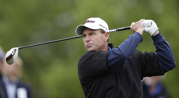 Bill Glasson during the 2013 Greater Gwinnett Championship on Champions Tour.