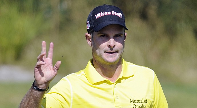 PGA Tour golfer Kevin Streelman during the 2013 World Cup at Royal Melbourne in Australia.
