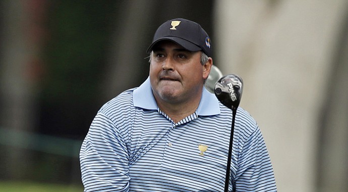 Angel Cabrera during the 2013 Presidents Cup.