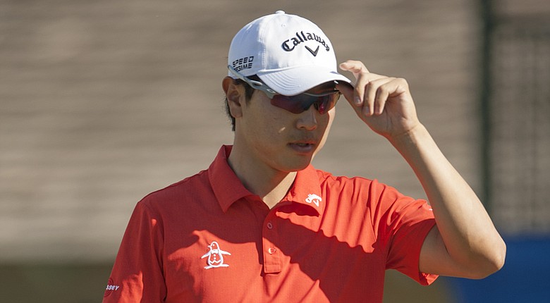 Sang-Moon Bae during the first round of the 2014 Sony Open in Honolulu.