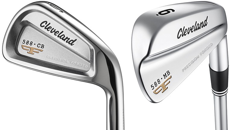Cleveland Forged CB and 588 Forged MB irons.