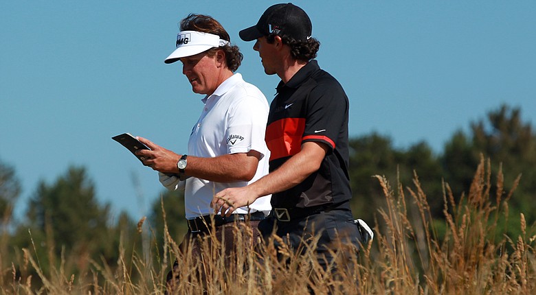 Phil Mickelson and Rory McIlroy will be paired together for the first two rounds of the 2014 Abu Dhabi HSBC Golf Championship.