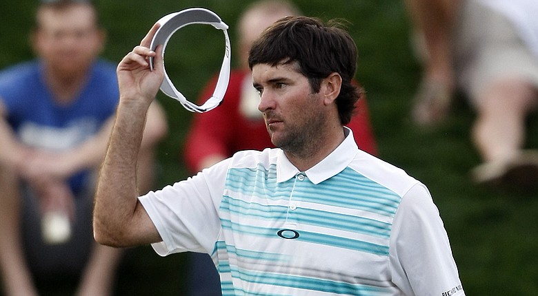 Bubba Watson after a first-round 64 at the PGA Tour's 2014 Phoenix Open at TPC Scottsdale.