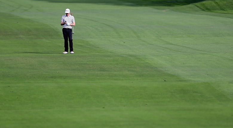 Keegan Bradley during his Tuesday practice round at last month's Farmers Insurance Open. Fans have been banned from the grounds on Tuesdays at some PGA Tour events, a move that is an outgrowth of the revised security policies issued late last year by the Tour.