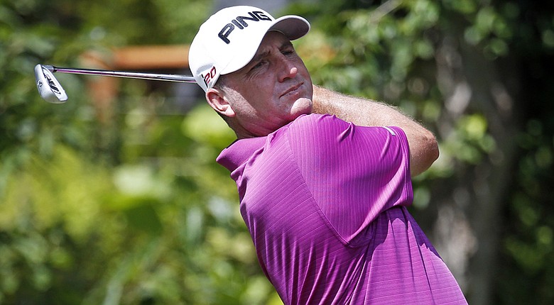 Bill Lunde leads after two days of the Colombia Championship, the 2014 Web.com Tour season opener.