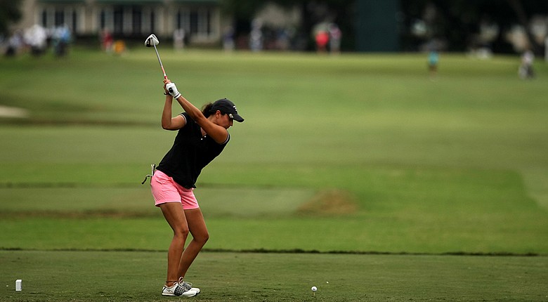 Arkansas senior Emily Tubert leads the team into the Lady Puerto Rico Classic.