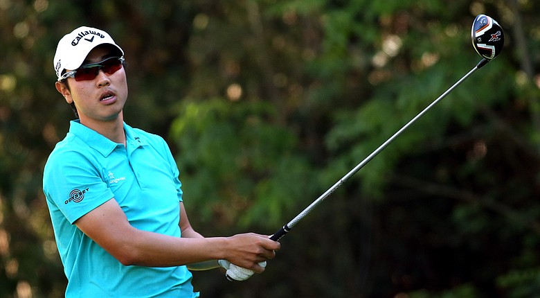 Sang-Moon Bae during the second round of the Northern Trust Open.