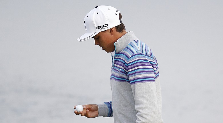 Rickie Fowler during his first-round win at the WGC-Accenture Match Play Championship at The Golf Club at Dove Mountain.