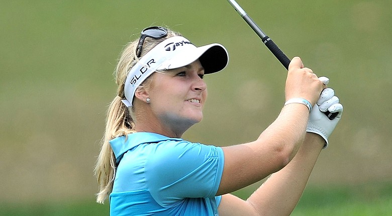 Anna Nordqvist during the first round of the 2014 Honda LPGA Thailand.