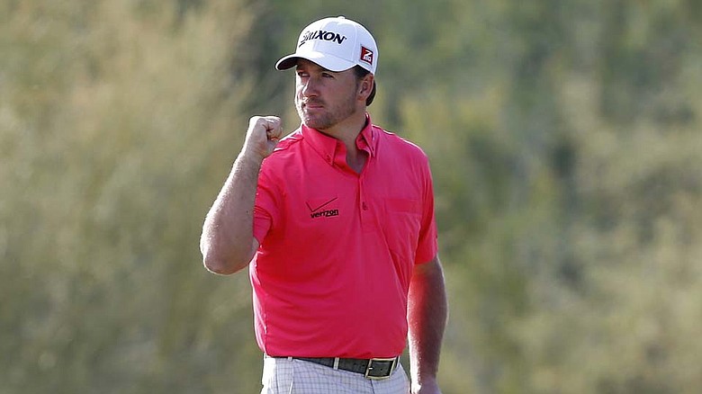 Graeme McDowell will play against Hunter Mahan in the Round of 16 on Friday at the WGC-Accenture Match Play Championship at Dove Mountain in Marana, Ariz.
