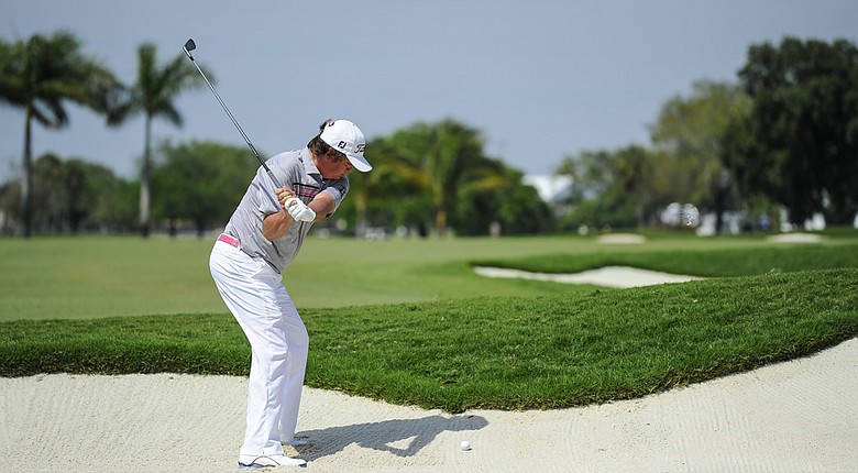 Jason Dufner during the first round of the WGC-Cadillac Championship at Trump National Doral.