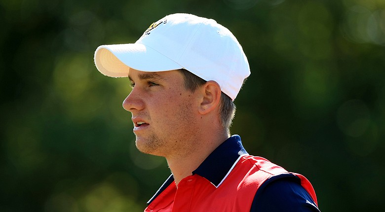 Stanford's Patrick Rodgers leads the Southern Highlands Collegiate Masters after a second-round 3-under 69.