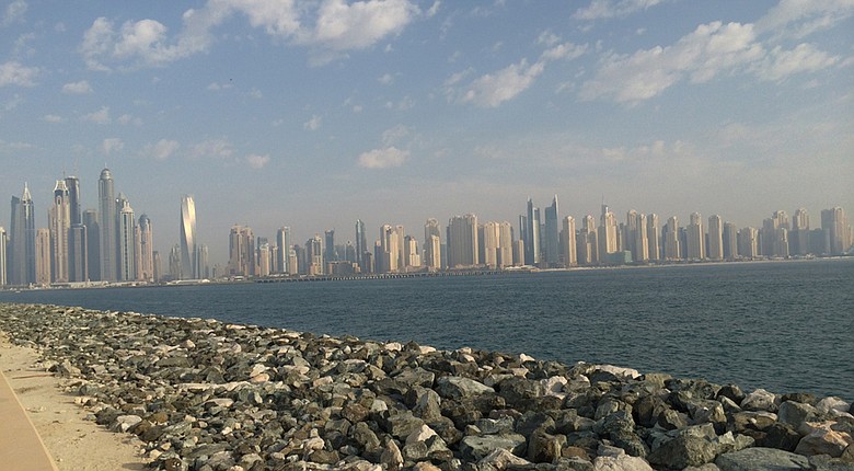 On his way to a tournament in South Africa, Brad Dalke made a stop in Dubai to check out this skyline.