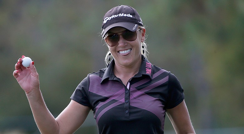 Natalie Gulbis is an Adidas Golf ambassador.
