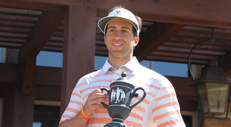 Virginia's David Pastore won the Jim West Intercollegiate on April 8 in a playoff.