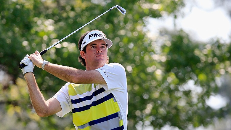 Bubba Watson during the second round of the 2014 Masters at Augusta National.
