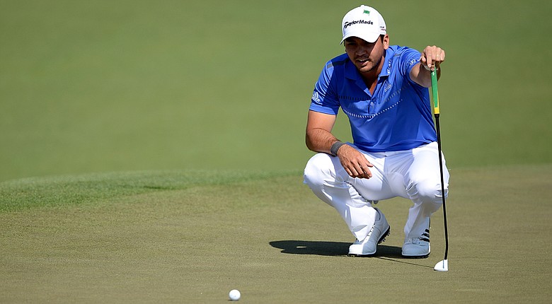 Jason Day has a cast on his left thumb and will not return to competition until The Players Championship.