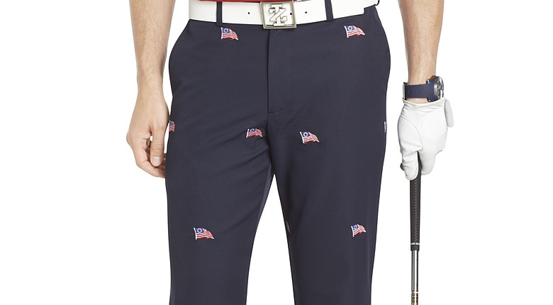 Izod's Schiffli Flag Pant