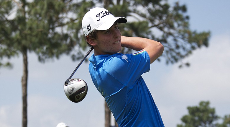 Renato Paratore of Italy during the second round of the Junior Invitational at Sage Valley Golf Club in Graniteville, S.C.