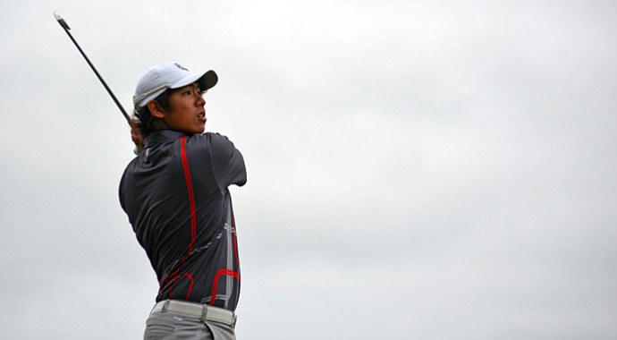 New Mexico's Gavin Green won the Mountain West Championship in a playoff.