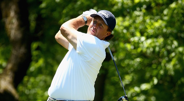 Phil Mickelson during the third round of the Wells Fargo Championship at Quail Hollow Club in Charlotte, N.C.