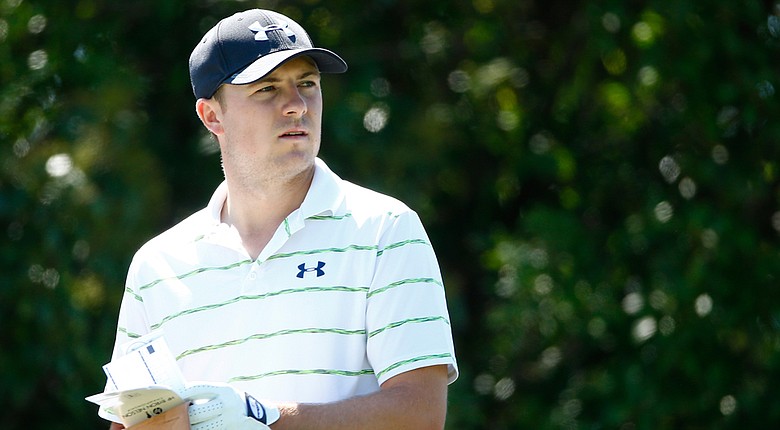 Jordan Spieth during the HP Byron Nelson Championship in Irving, Texas.