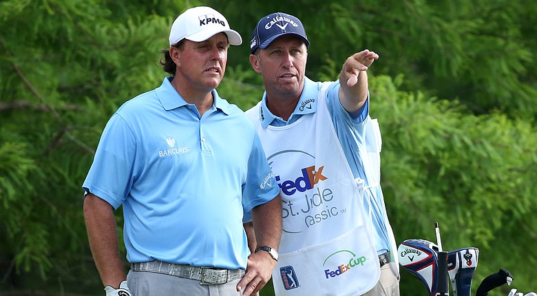 Phil Mickelson during the first round of the FedEx St. Jude Classic.