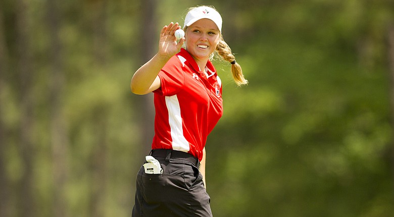 Brooke Mackenzie Henderson during Sunday's final round of the 2014 U.S. Women's Open at Pinehurst No. 2.