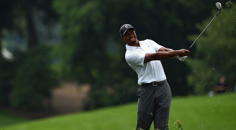 Tiger Woods during the PGA Tour's 2014 Quicken Loans National.