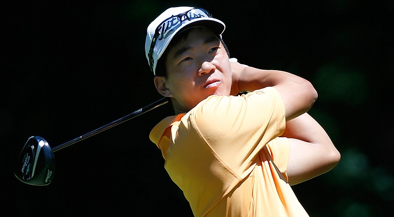 Michael Kim, shown here at the Web.com Tour's Cleveland Open, has one top-10 finish in six starts this season.