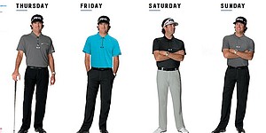 Bubba Watson's apparel for 2014 British Open