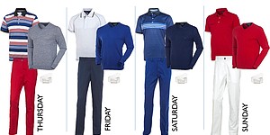 Keegan Bradley's apparel for 2014 Open Championship