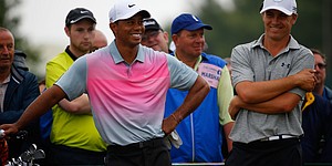 Tiger Woods, Jordan Spieth attend Cowboys game, but NBC notices only Tiger