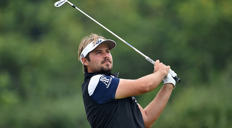 Victor Dubuisson during Saturday's third round of the 2014 British Open at Royal Liverpool.