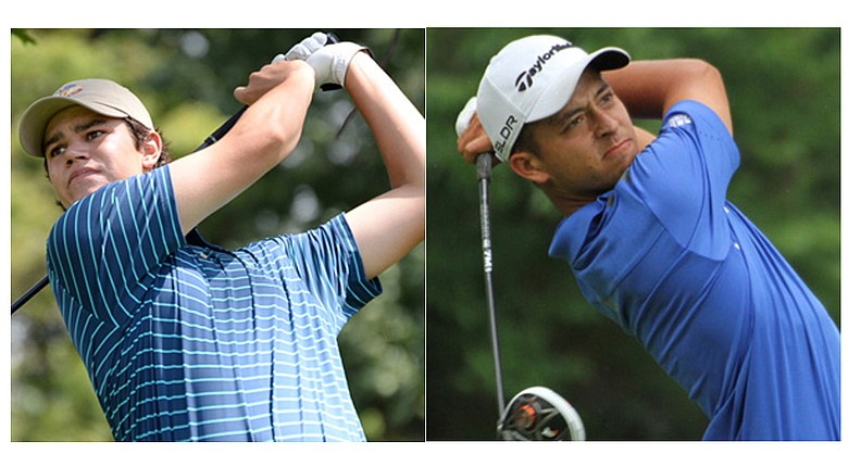 Beau Hossler (left) and Xander Schauffele will meet in the 2014 Western Amateur final Saturday afternoon.