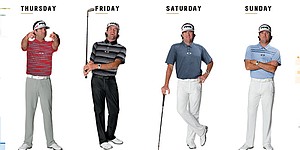 Watson's apparel for 2014 PGA Championship