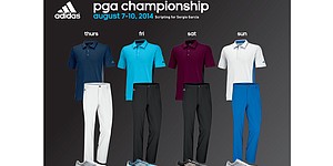 Garcia, Day's apparel for 2014 PGA Championship