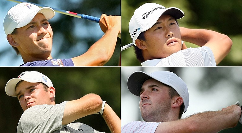 The 2014 U.S. Amateur semifinalists are set (clockwise, upper left): Frederick Wedel, Gunn Yang, Denny McCarthy and Corey Conners.