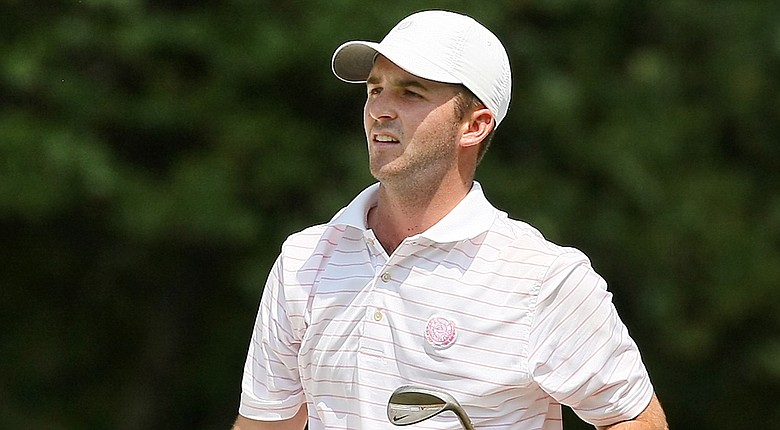 Denny McCarthy during the quarterfinals of the 2014 U.S. Amateur Championship at Atlanta Athletic Club.
