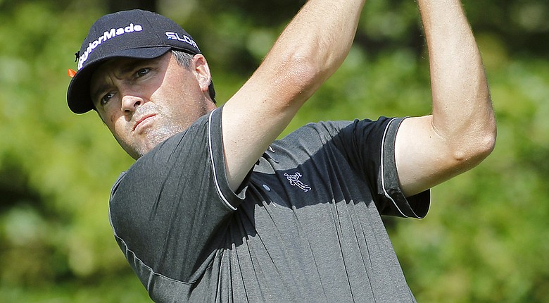 Ryan Palmer during the first round of the Deutsche Bank Championship.